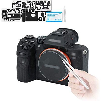 KIWIFOTOS Adhesivo de protección antiarañazos para cámara Sony Alpha A7 III A7R III / A7III A7RIII cubierta de película antideslizante KIWIFOTOS Adhesivo de protección antiarañazos para cámara Sony Alpha A7 III A7R III / A7III A7RIII cubierta de película antideslizante
