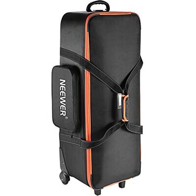 NEEWER 10087972 Bolsa de transporte para equipo de estudio de fotografía,96 x 39 x 29 cm, con correas acolchadas, rueda de compartimento y asa para soporte ligero NEEWER 10087972 Bolsa de transporte para equipo de estudio de fotografía,96 x 39 x 29 cm, con correas acolchadas, rueda de compartimento y asa para soporte ligero