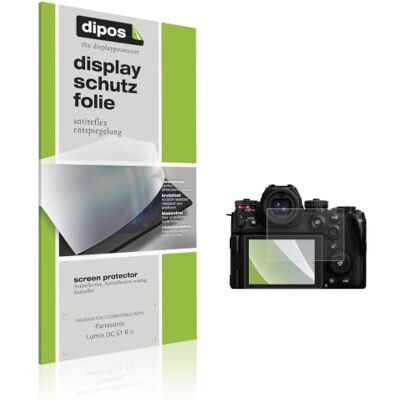 dipos 4x Protector de Pantalla mate para Panasonic Lumix DC S1 R II dipos 4x Protector de Pantalla mate para Panasonic Lumix DC S1 R II
