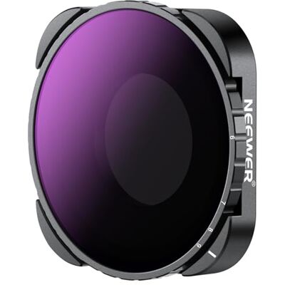 NEEWER Filtro Variable ND64-512 Compatible con GoPro 9 10 11 12 13, Filtro ND 5-9 Paradas Marco Delgado Vidrio Optico HD Multicapa, sin Patrón X NEEWER Filtro Variable ND64-512 Compatible con GoPro 9 10 11 12 13, Filtro ND 5-9 Paradas Marco Delgado Vidrio Optico HD Multicapa, sin Patrón X