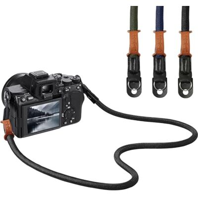 MoKo Correa para Cámara, Correas de Cuello y Hombro de 100 cm para Fotógrafos, para Canon Sony Nikon Fuji DSLR MoKo Correa para Cámara, Correas de Cuello y Hombro de 100 cm para Fotógrafos, para Canon Sony Nikon Fuji DSLR