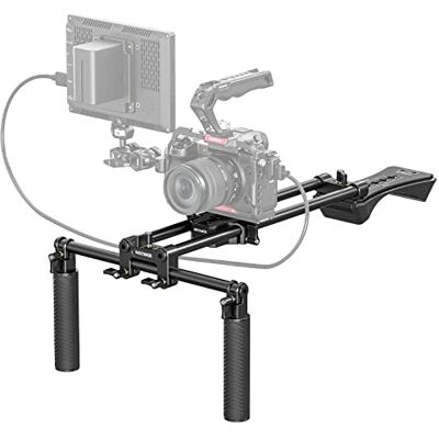 NEEWER Kit de Plataforma de Hombro Universal,Estabilizador con Sistema de Soporte de Barra de 15mm Extendido de 40cm para DSLR Filmación,Compatible con SmallRig Follow Focus/Soporte/Caja Mate,SR004 NEEWER Kit de Plataforma de Hombro Universal,Estabilizador con Sistema de Soporte de Barra de 15mm Extendido de 40cm para DSLR Filmación,Compatible con SmallRig Follow Focus/Soporte/Caja Mate,SR004