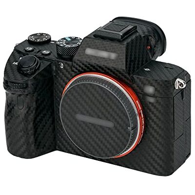 KIWIFOTOS Adhesivo de protección antiarañazos para cámara Sony a7S III, película de cubierta de patrón de fibra de carbono antideslizante KIWIFOTOS Adhesivo de protección antiarañazos para cámara Sony a7S III, película de cubierta de patrón de fibra de carbono antideslizante