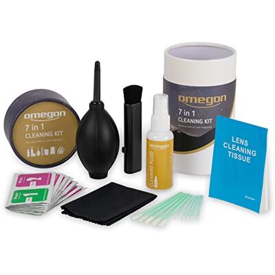 Omegon Set de Limpieza de ópticas 7 en 1 Omegon Set de Limpieza de ópticas 7 en 1