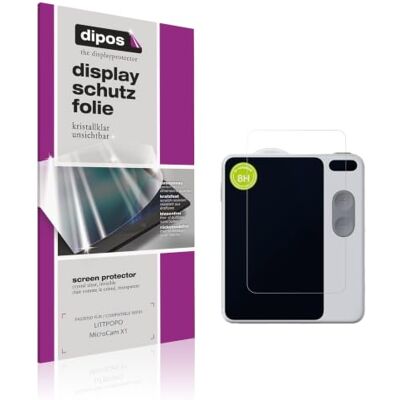 dipos 4x Protector de Pantalla claro para LiTTPOPO MicroCam X1 Transparente, ajuste perfecto, antiarañazos, sin burbujas, apto para fundas, compatible con huellas dactilares, autoadhesivo dipos 4x Protector de Pantalla claro para LiTTPOPO MicroCam X1 Transparente, ajuste perfecto, antiarañazos, sin burbujas, apto para fundas, compatible con huellas dactilares, autoadhesivo