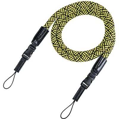 Hama Correa para cámara con cierre rápido (correa trenzada, correa para el cuello, 120 cm de longitud, nailon, correa de hombro universal para reflejo espejo, DSLR, cámara compacta y cámara de Hama Correa para cámara con cierre rápido (correa trenzada, correa para el cuello, 120 cm de longitud, nailon, correa de hombro universal para reflejo espejo, DSLR, cámara compacta y cámara de