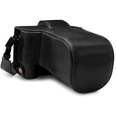 MegaGear Ever Ready MG1921 Funda de Piel para cámara Fujifilm X-T4 (XF16-80 mm) Color Negro MegaGear Ever Ready MG1921 Funda de Piel para cámara Fujifilm X-T4 (XF16-80 mm) Color Negro