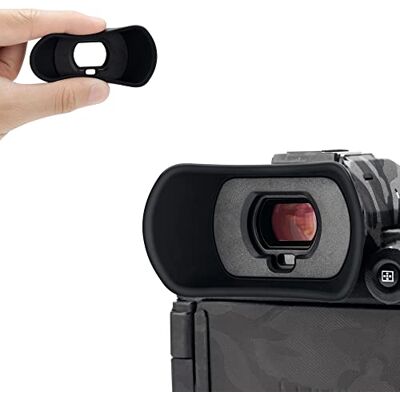 KIWIFOTOS Ocular Goma Extensible para el Visor cámara Panasoni. Lumix S5 Protector de visor de silicona suave ABS duradero Bloquea luz parásita Protege contra impactos y arañazos Fácil instalación KIWIFOTOS Ocular Goma Extensible para el Visor cámara Panasoni. Lumix S5 Protector de visor de silicona suave ABS duradero Bloquea luz parásita Protege contra impactos y arañazos Fácil instalación