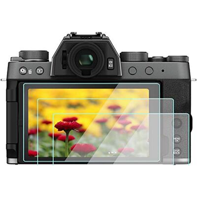 Komet Protector de pantalla XT200 compatible con cámara Fujifilm X-T200, 9H, vidrio templado, antiburbujas, antiarañazos, antihuellas dactilares (paquete de 3) Komet Protector de pantalla XT200 compatible con cámara Fujifilm X-T200, 9H, vidrio templado, antiburbujas, antiarañazos, antihuellas dactilares (paquete de 3)