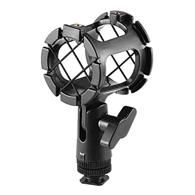 SMALLRIG Microphone Shock Mount con Adaptador Zapata, Soporte para Microfono Camera 1859 SMALLRIG Microphone Shock Mount con Adaptador Zapata, Soporte para Microfono Camera 1859
