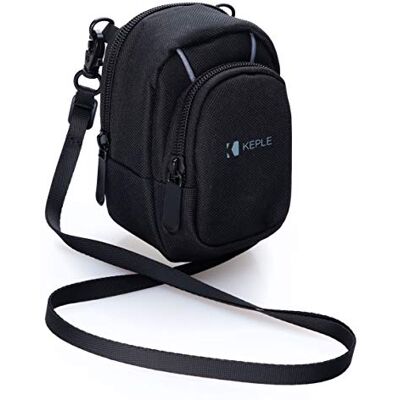 Keple Pequeña funda para cámara con correa para el hombro, para cámaras compactas, compatible con FujiFilm FinePix a345, f80, j32, j10, jx530, xp140, xp130, xp200, xp120, xp210, Kodak EasyShare M530 M550 Keple Pequeña funda para cámara con correa para el hombro, para cámaras compactas, compatible con FujiFilm FinePix a345, f80, j32, j10, jx530, xp140, xp130, xp200, xp120, xp210, Kodak EasyShare M530 M550