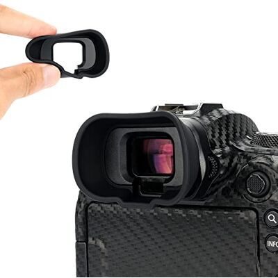 KIWIFOTOS Ocular de Cámara Compatible con Canon EOS R5 R6 R5C, R5 R6 Accesorio Protector de Visor de Cámara KIWIFOTOS Ocular de Cámara Compatible con Canon EOS R5 R6 R5C, R5 R6 Accesorio Protector de Visor de Cámara