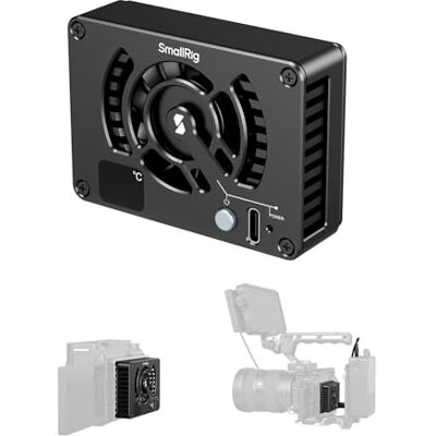 SMALLRIG Ventilador de Refrigeración de Cámara Snap-On Con Módulo TEC Para Sony ZV-E1/A7 IV/A6700/FX3, Canon R5/R6, FUJIFILM X-T4/X-T10- SMALLRIG Ventilador de Refrigeración de Cámara Snap-On Con Módulo TEC Para Sony ZV-E1/A7 IV/A6700/FX3, Canon R5/R6, FUJIFILM X-T4/X-T10-