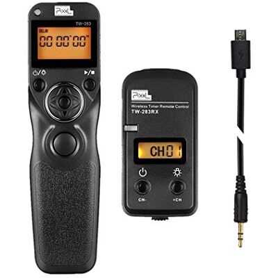 Pixel Disparador Temporizador TW283-90 para Fujifilm Mando a Distancia Compatible con Fuji GFX50S X-Pro2 X-H1 X-T2 X-T1 X-T10 X-T20 X-T100 X-E2 X-E3 X-M1 X-A20 X-A5 X-A3 X-A2 X-A10 X100F X100T Pixel Disparador Temporizador TW283-90 para Fujifilm Mando a Distancia Compatible con Fuji GFX50S X-Pro2 X-H1 X-T2 X-T1 X-T10 X-T20 X-T100 X-E2 X-E3 X-M1 X-A20 X-A5 X-A3 X-A2 X-A10 X100F X100T