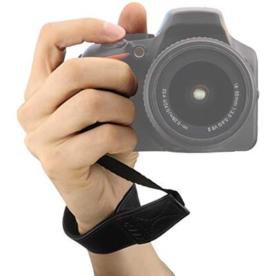 MegaGear Correa de Muñeca Cuero para Cámara Reflex SLR DSLR, Agarre Seguro, Universal Compatible con Canon, Nikon, Sony, Olympus, Pentax, Fujifilm, Leica Marrón Oscuro MegaGear Correa de Muñeca Cuero para Cámara Reflex SLR DSLR, Agarre Seguro, Universal Compatible con Canon, Nikon, Sony, Olympus, Pentax, Fujifilm, Leica Marrón Oscuro