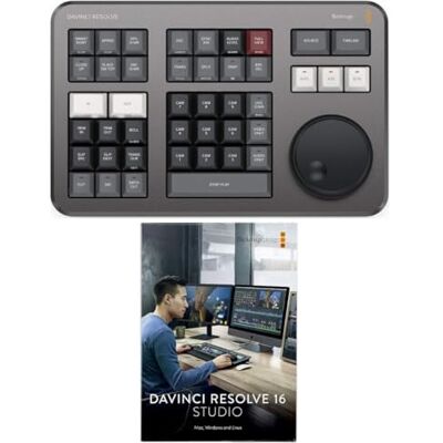 Blackmagic Design Davinci Resolve Speed Editor Bundle con Davinci Resolve 17 Studio (tarjeta de activación) Blackmagic Design Davinci Resolve Speed Editor Bundle con Davinci Resolve 17 Studio (tarjeta de activación)