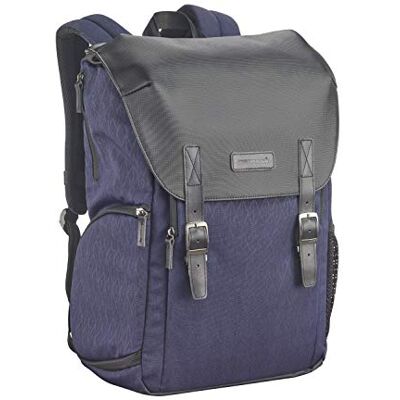 Cullmann Bolsa para cámaras Bristol Maxima 333+ en Estilo Mensajero con Compartimento para tabletas, Color Azul Oscuro, Vintage Cullmann Bolsa para cámaras Bristol Maxima 333+ en Estilo Mensajero con Compartimento para tabletas, Color Azul Oscuro, Vintage
