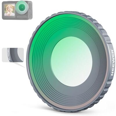 NEEWER Filtro Dfusión Negra 1/4 Compatible con dji Osmo Action 5 Pro y 4, Filtro Vidrio Optico HD Multicapa con Rosca para Efecto Cinematográfico de Ensueño Suave, FL-N50 NEEWER Filtro Dfusión Negra 1/4 Compatible con dji Osmo Action 5 Pro y 4, Filtro Vidrio Optico HD Multicapa con Rosca para Efecto Cinematográfico de Ensueño Suave, FL-N50