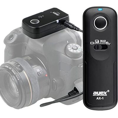 ayex AX-1 (E3) Disparador Remoto para Canon EOS 80D, 1300D, 1200D, 1100D, 760D, 750D, 650D, M6, etc. - ayex AX-1 (E3) Disparador Remoto para Canon EOS 80D, 1300D, 1200D, 1100D, 760D, 750D, 650D, M6, etc. -