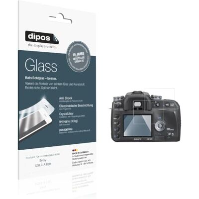 dipos 2x Protector de Pantalla 9H claro para Sony DSLR-A100 dipos 2x Protector de Pantalla 9H claro para Sony DSLR-A100