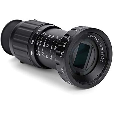 VBESTLIFE 11X Mini Director Finder, 37mm Filter Thread Finder Visor de escenas Accesorio de fototigrafía, Negro VBESTLIFE 11X Mini Director Finder, 37mm Filter Thread Finder Visor de escenas Accesorio de fototigrafía, Negro