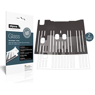 dipos 2x Protectores 9H mate para De Longhi Dinamica Plus ECAM 370.95 S dipos 2x Protectores 9H mate para De Longhi Dinamica Plus ECAM 370.95 S