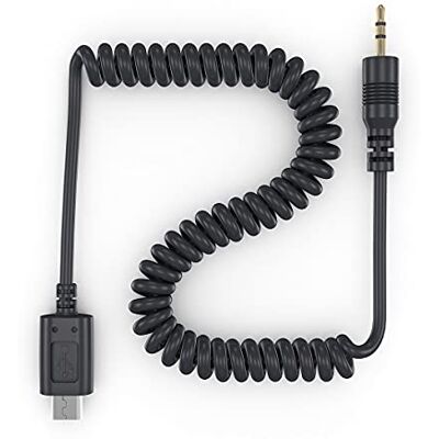 ayex Cable Adaptador en Espiral E2/RR90 para Disparador Remoto de cámara Fujifilm X-T10 X-M1 X-A3 X-A10 GFX 50S etc. ayex Cable Adaptador en Espiral E2/RR90 para Disparador Remoto de cámara Fujifilm X-T10 X-M1 X-A3 X-A10 GFX 50S etc.