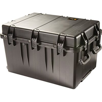 PELI Storm Contenedor de Transporte para AV Broadcast y Equipos sensibles, Resistente al Agua y al Polvo, Volumen 118 L, sin Espuma, Color Negro PELI Storm Contenedor de Transporte para AV Broadcast y Equipos sensibles, Resistente al Agua y al Polvo, Volumen 118 L, sin Espuma, Color Negro