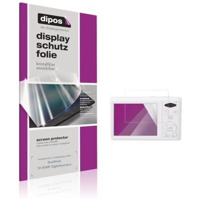 dipos 4x Protector de Pantalla claro para BuyWeek 5K 80MP Digitalkamera dipos 4x Protector de Pantalla claro para BuyWeek 5K 80MP Digitalkamera