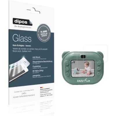 dipos 2x Protector de Pantalla 9H claro para ZAZU Kinder Sofortbild-Kamera dipos 2x Protector de Pantalla 9H claro para ZAZU Kinder Sofortbild-Kamera