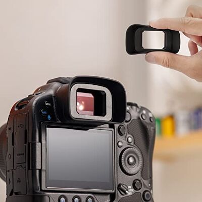 KIWIFOTOS Ocular con Visera Blanda para el Visor de la cámara Canon EOS R3 Reemplaza ER-h/ER-hE Silicona suave ABS duradero Bloquea luz parásita y estudio Protege impactos y arañazos KIWIFOTOS Ocular con Visera Blanda para el Visor de la cámara Canon EOS R3 Reemplaza ER-h/ER-hE Silicona suave ABS duradero Bloquea luz parásita y estudio Protege impactos y arañazos