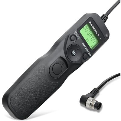 subtel Disparador Temporizador Compatible con Nikon D500, D850, D800, D200 Disparador cable, 90cm, 2x pilas AAA (NO incluidas en el envío), para Nikon D810, D700, D300, D300S, D5, D3, D4, D3s, D100 subtel Disparador Temporizador Compatible con Nikon D500, D850, D800, D200 Disparador cable, 90cm, 2x pilas AAA (NO incluidas en el envío), para Nikon D810, D700, D300, D300S, D5, D3, D4, D3s, D100