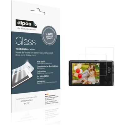 dipos 2x Protector de Pantalla 9H claro para WOWAWOLA DC06 dipos 2x Protector de Pantalla 9H claro para WOWAWOLA DC06