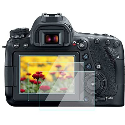 Komet Canon EOS 6d Mark II/6dii/6D2 Touch Protector de pantalla película cristal templado 0,33 mm de espesor 9h dureza perfecta Funda para Canon EOS 6d Mark II/6dii/6D2 Cámara Digital (2 unidades) Komet Canon EOS 6d Mark II/6dii/6D2 Touch Protector de pantalla película cristal templado 0,33 mm de espesor 9h dureza perfecta Funda para Canon EOS 6d Mark II/6dii/6D2 Cámara Digital (2 unidades)