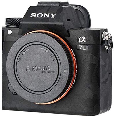 KIWIFOTOS Funda protectora para cámara Sony A7 III, a7R III DSLR – Película protectora 3M antiarañazos camuflaje sombra negro calcomanía escudo KIWIFOTOS Funda protectora para cámara Sony A7 III, a7R III DSLR – Película protectora 3M antiarañazos camuflaje sombra negro calcomanía escudo