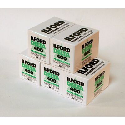 Ilford Delta 400 Blanco y Negro de película de 35 mm 36exp Pack de 5 Ilford Delta 400 Blanco y Negro de película de 35 mm 36exp Pack de 5