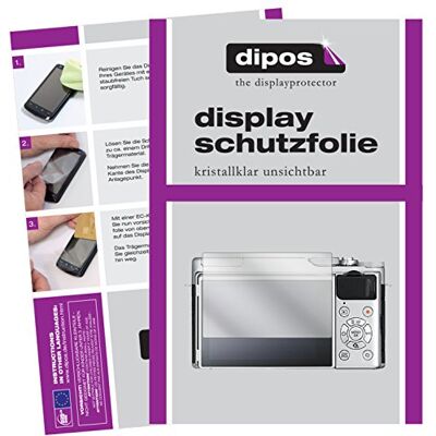 dipos 6x Protector de Pantalla claro para Fujifilm X-A10 Transparente, ajuste perfecto, antiarañazos, sin burbujas, apto para fundas, compatible con huellas dactilares, autoadhesivo dipos 6x Protector de Pantalla claro para Fujifilm X-A10 Transparente, ajuste perfecto, antiarañazos, sin burbujas, apto para fundas, compatible con huellas dactilares, autoadhesivo