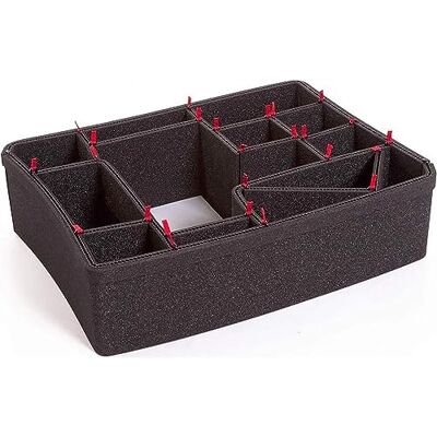 PELI 1550 Set de divisores TrekPak, Accesorio Original para Maletas Protector, Compatible 1550, Color: Negro PELI 1550 Set de divisores TrekPak, Accesorio Original para Maletas Protector, Compatible 1550, Color: Negro
