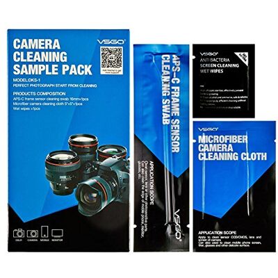 VSGO DKS-1 Kit de Limpieza Compacto, Color Negro VSGO DKS-1 Kit de Limpieza Compacto, Color Negro
