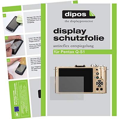 dipos 6x Protector de Pantalla mate para Pentax Q-S1 Antirreflejos, anti-reflectante, ajuste perfecto, antiarañazos, sin burbujas, compatible con huellas dactilares, autoadhesivo dipos 6x Protector de Pantalla mate para Pentax Q-S1 Antirreflejos, anti-reflectante, ajuste perfecto, antiarañazos, sin burbujas, compatible con huellas dactilares, autoadhesivo