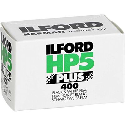 Ilford HP5 Plus 400-36 Película Fotográfica, Color Blanco y Negro Ilford HP5 Plus 400-36 Película Fotográfica, Color Blanco y Negro