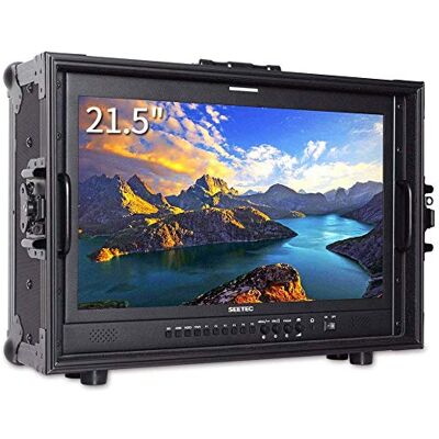 Feelworld Seetec P215-9HSD-CO Campo Cámara Monitor Pro Broadcast 21.5" Ultra HD 1920x1080 LCD IPS Pantalla 16:9 Carry-on Caso de Aluminio con SDI HDMI YPbPr AV para Camera Boda Deportes Conferencia Feelworld Seetec P215-9HSD-CO Campo Cámara Monitor Pro Broadcast 21.5" Ultra HD 1920x1080 LCD IPS Pantalla 16:9 Carry-on Caso de Aluminio con SDI HDMI YPbPr AV para Camera Boda Deportes Conferencia