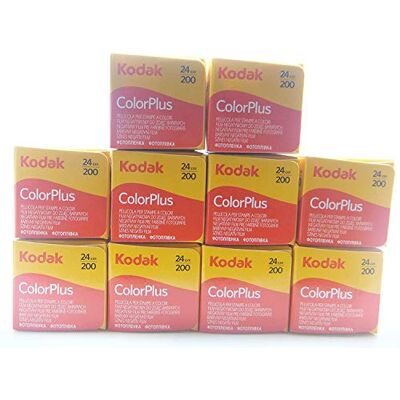 Kodak 10 carretes Color Plus, 35 mm 200/24, lote de 10 unidades. Película, carrete, fotografía Kodak 10 carretes Color Plus, 35 mm 200/24, lote de 10 unidades. Película, carrete, fotografía