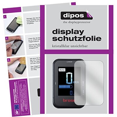 dipos 3x Protector de Pantalla claro para Brose Classic Display Transparente, ajuste perfecto, antiarañazos, sin burbujas, apto para fundas, compatible con huellas dactilares, autoadhesivo dipos 3x Protector de Pantalla claro para Brose Classic Display Transparente, ajuste perfecto, antiarañazos, sin burbujas, apto para fundas, compatible con huellas dactilares, autoadhesivo