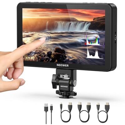 NEEWER Monitor de Campo de cámara F600 de 7 Pulgadas, Pantalla táctil IPS HD de 2400 nits, 1920 x 1080 con LUT 3D, Entrada y Salida HDMI 4K con Enfoque Pico DSLR Video Assist HDR, Soporte de Zapata NEEWER Monitor de Campo de cámara F600 de 7 Pulgadas, Pantalla táctil IPS HD de 2400 nits, 1920 x 1080 con LUT 3D, Entrada y Salida HDMI 4K con Enfoque Pico DSLR Video Assist HDR, Soporte de Zapata