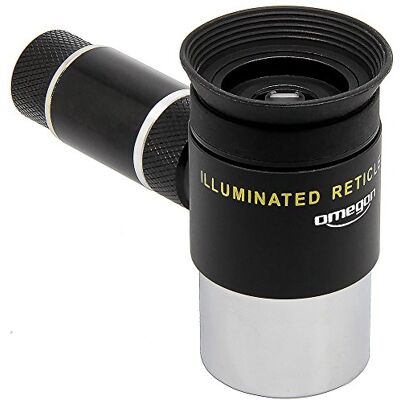 Omegon Oculares con retículo Ocular reticulado de 12 mm retroiluminado Omegon Oculares con retículo Ocular reticulado de 12 mm retroiluminado