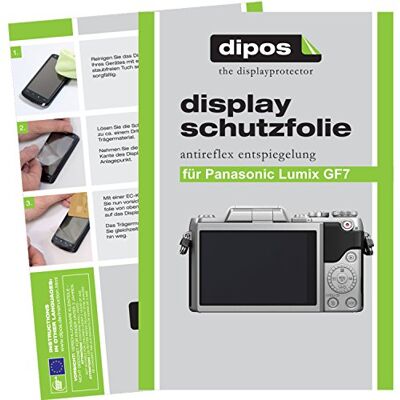 dipos 6x Protector de Pantalla mate para Panasonic Lumix GF7 Antirreflejos, anti-reflectante, ajuste perfecto, antiarañazos, sin burbujas, compatible con huellas dactilares, autoadhesivo dipos 6x Protector de Pantalla mate para Panasonic Lumix GF7 Antirreflejos, anti-reflectante, ajuste perfecto, antiarañazos, sin burbujas, compatible con huellas dactilares, autoadhesivo