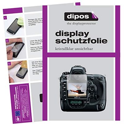 dipos 1x Protector de Pantalla claro para Nikon D3S Transparente, ajuste perfecto, antiarañazos, sin burbujas, apto para fundas, compatible con huellas dactilares, autoadhesivo dipos 1x Protector de Pantalla claro para Nikon D3S Transparente, ajuste perfecto, antiarañazos, sin burbujas, apto para fundas, compatible con huellas dactilares, autoadhesivo