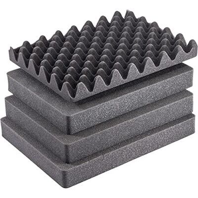 PELI 1507AirFS Set de espumas de repuesto, accesorio original para maletas Air, compatible con: Air 1507, color: negro PELI 1507AirFS Set de espumas de repuesto, accesorio original para maletas Air, compatible con: Air 1507, color: negro