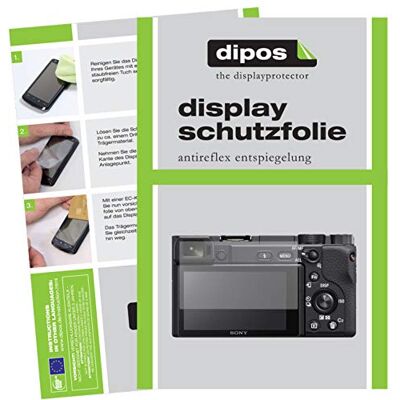 dipos 2x Protector de Pantalla mate para Sony Alpha 6400 dipos 2x Protector de Pantalla mate para Sony Alpha 6400